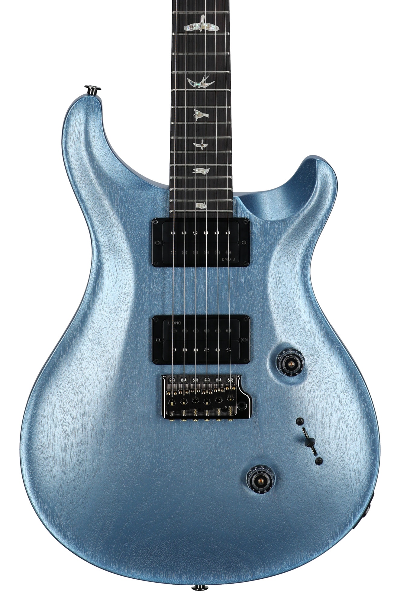 PRS Standard 24 Satin Guitar Frost Blue Metallic with Case View 2