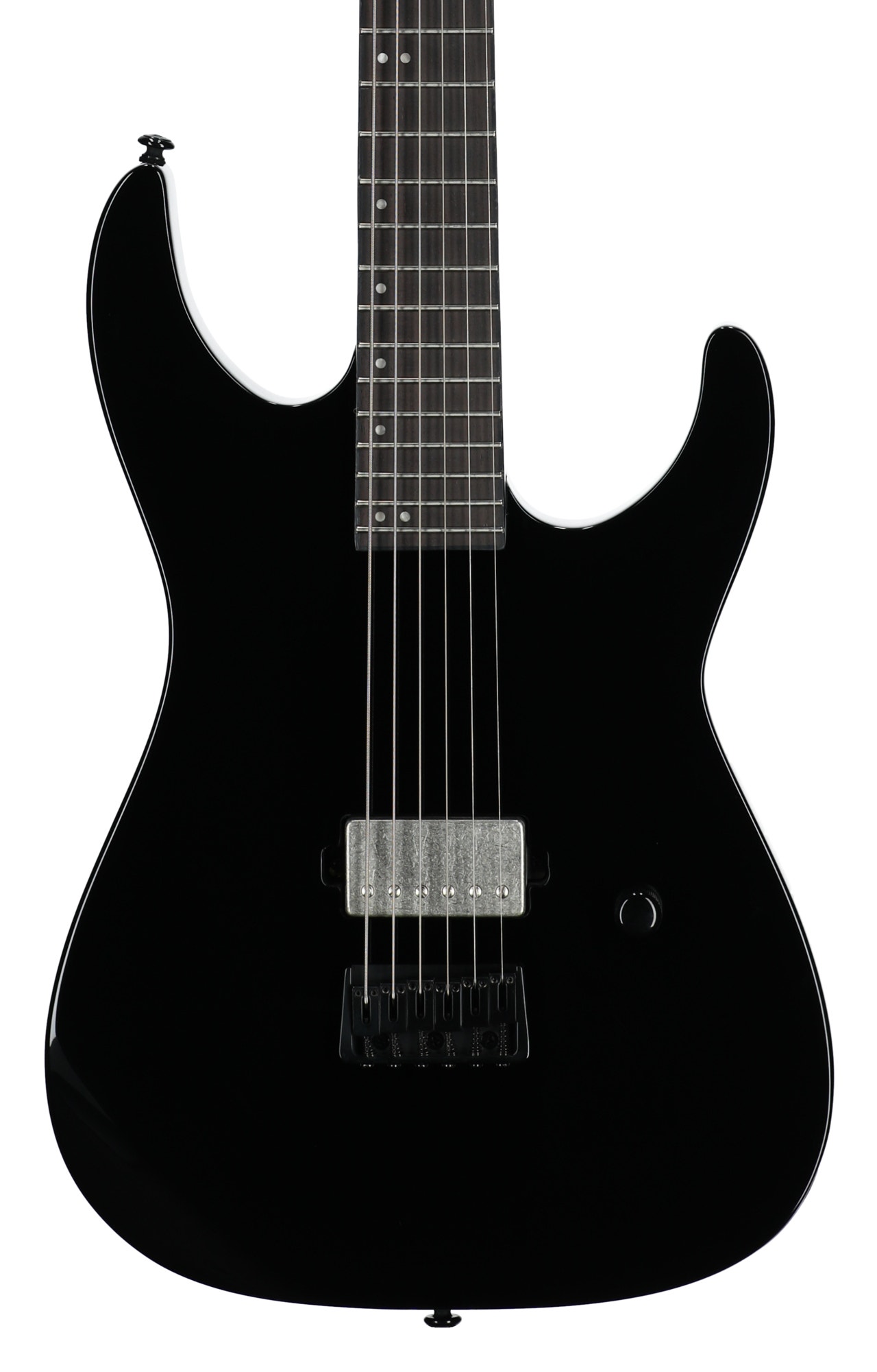 ESP LTD M-201 Baritoner HT Guitar Black View 2