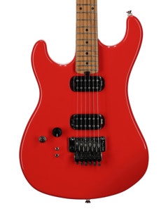 Kramer 84 HH Left Handed Guitar with Bag Maple Neck Floyd Rose Radiant Red