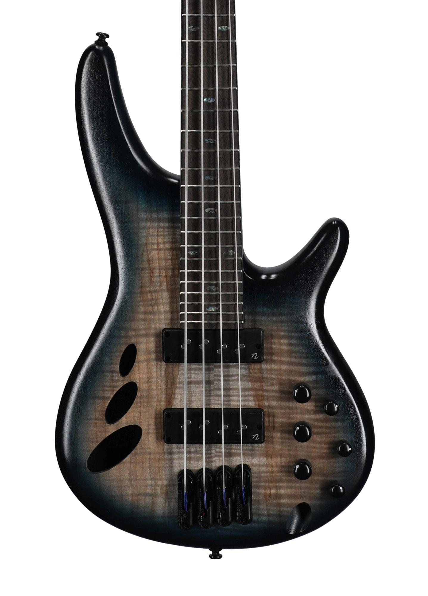 Ibanez SRD900 Bass Guitar Cosmic Blue Starburst Low Gloss View 2