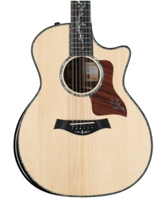 Taylor PS54ce 12-String Acoustic Electric Guitar with Case Shaded Edgeburst View 2