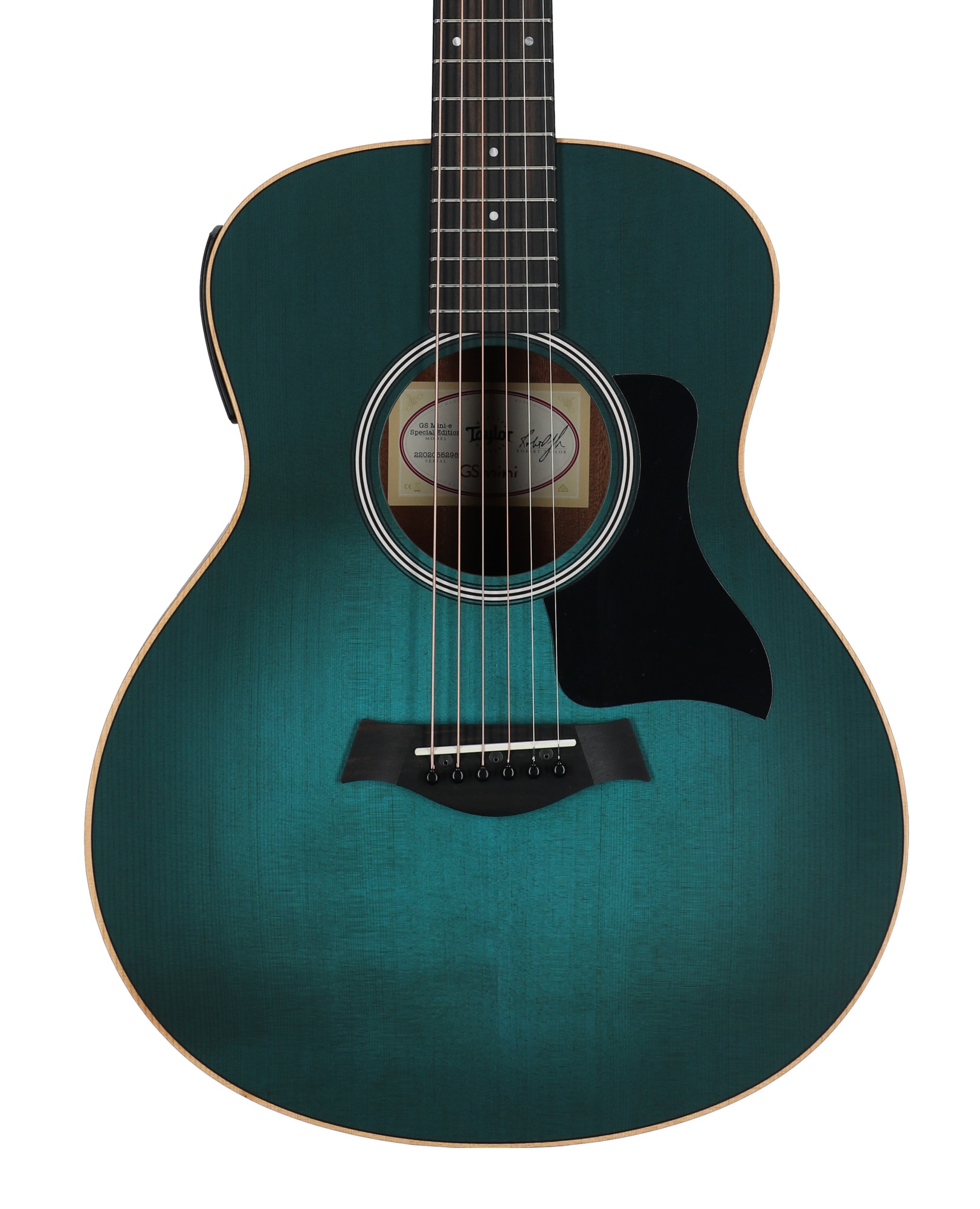 Taylor GS Mini-e Special Edition Guitar Blue Burst View 2