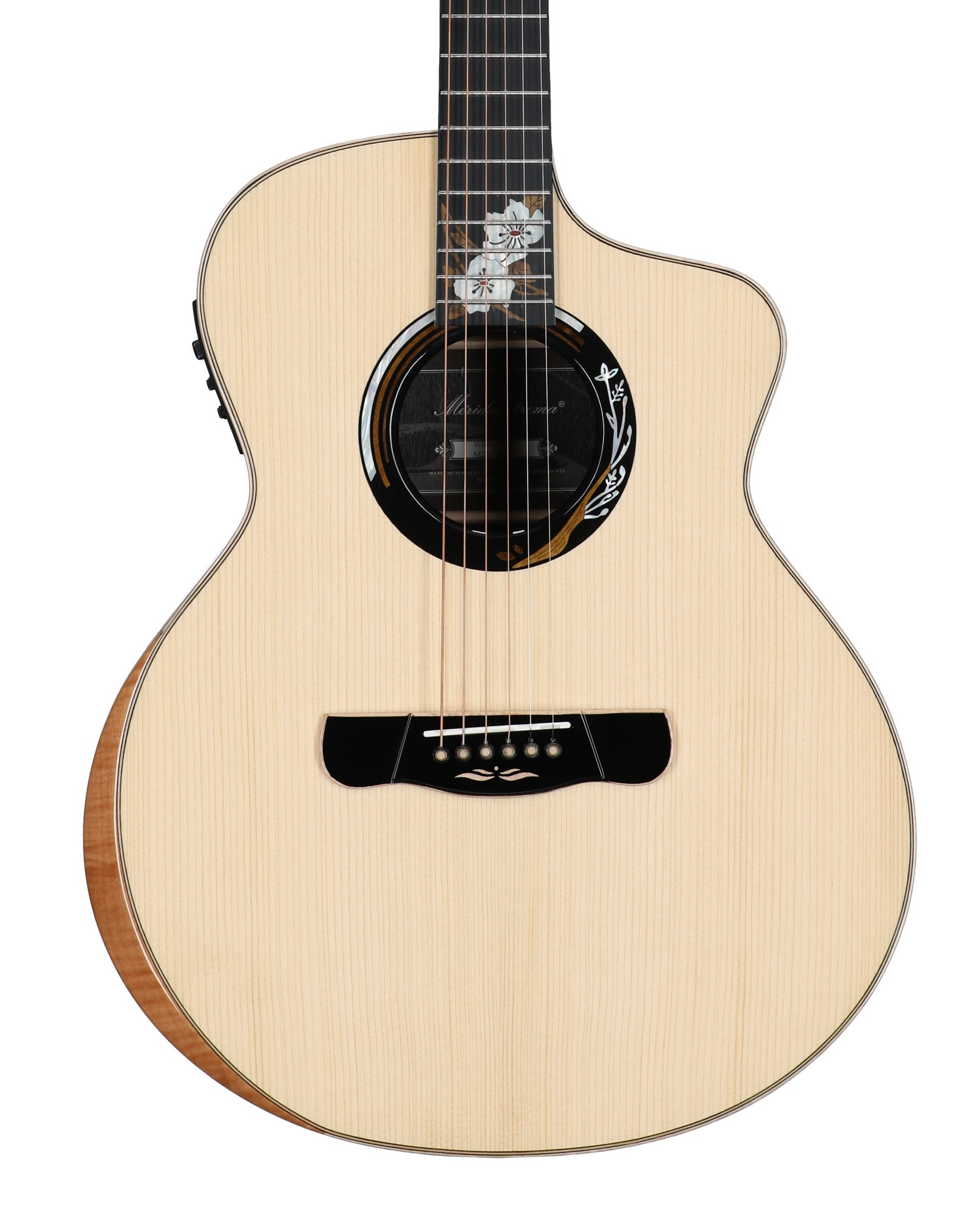 Merida Winter Grand Concert Acoustic Electric Guitar View 2
