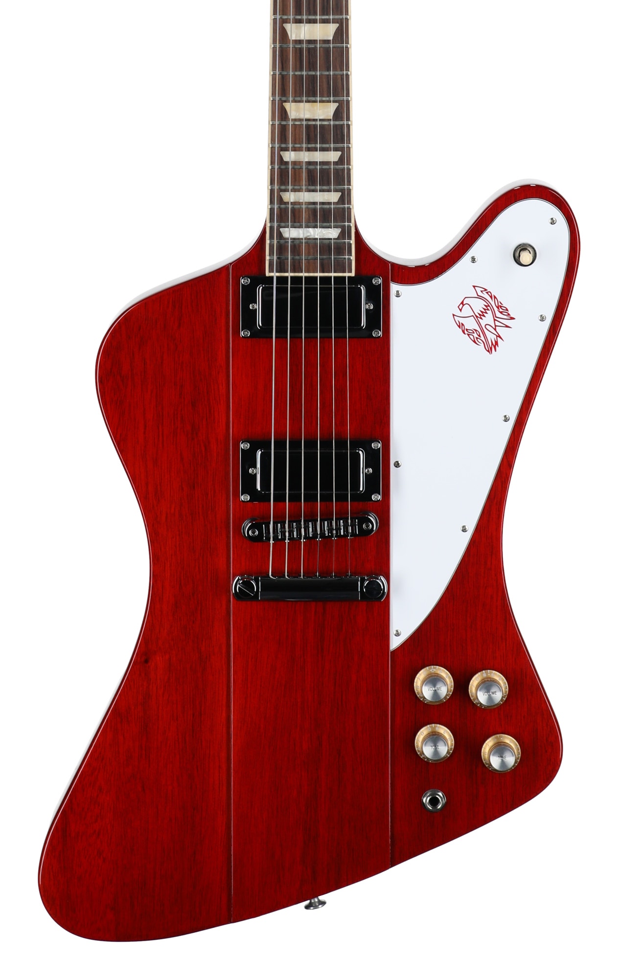 Gibson Firebird Platypus Guitar with Case Vintage Cherry View 2