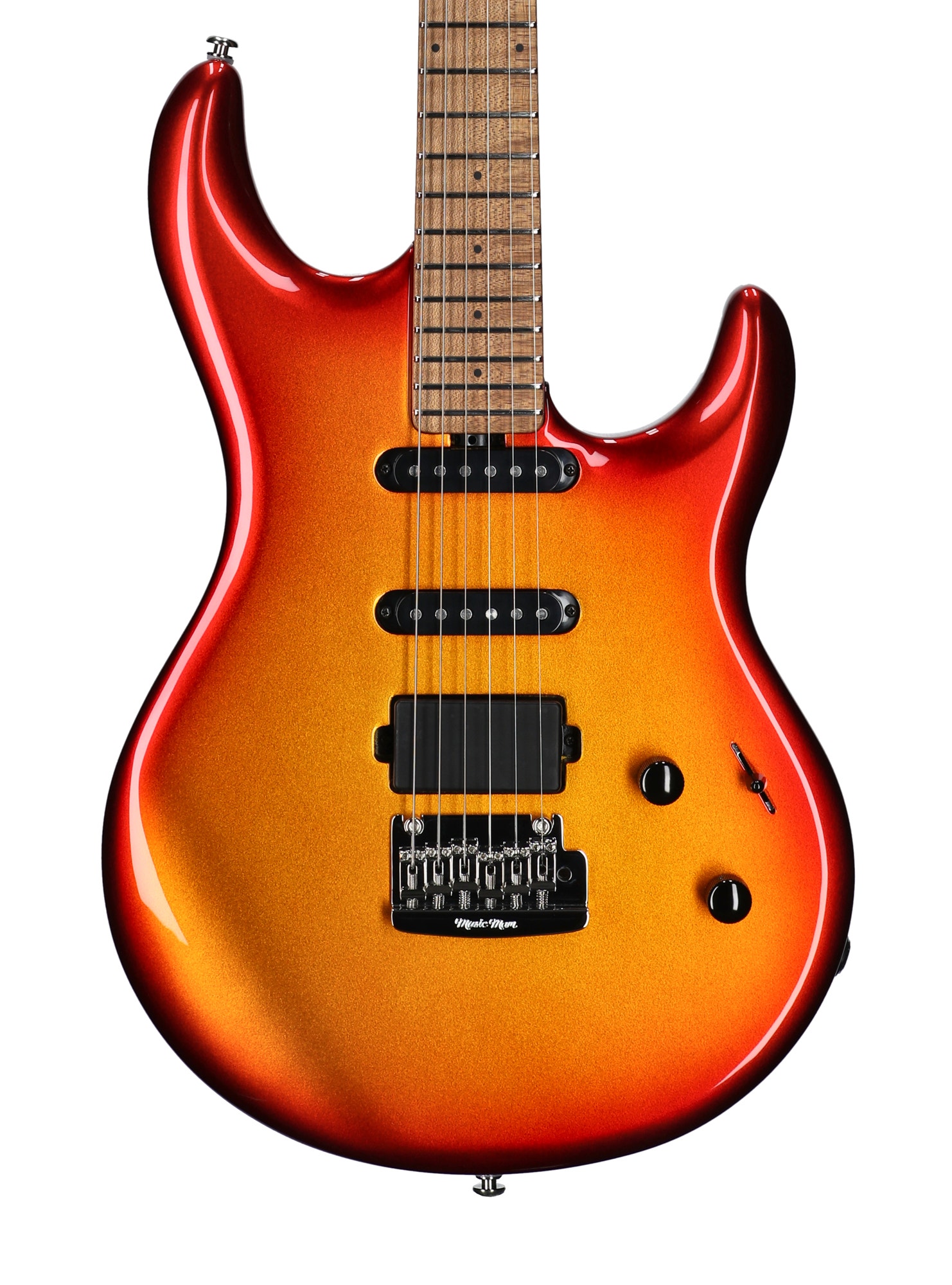 Ernie Ball Music Man Luke 4 HSS Electric Guitar with Mono Bag Fireball