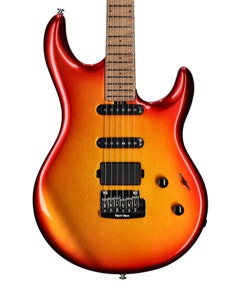 Ernie Ball Music Man Luke 4 HSS Electric Guitar with Mono Bag Fireball