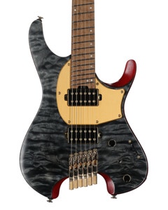 Ibanez Manuel Gardner Fernandes Electric Guitar with Bag Obsidian Black View 2