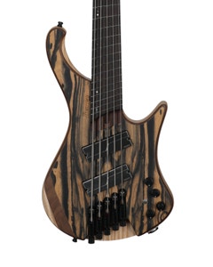 Ibanez EHB1675MS Multi Scale 5-String Bass Guitar with Bag Natural Flat View 2