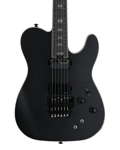 Schecter PT FR-S SLS Elite Evil Twin Electric Guitar Satin Black View 2