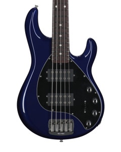 Ernie Ball Music Man StingRay Special 5 HH 5-String Bass Guitar with Mono Case Butane View 2