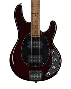 Ernie Ball Music Man StingRay Special HH Bass Guitar with Mono Case Oxblood