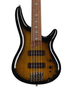 Ibanez Prestige SR4505 5-String Bass Guitar with Case Desert Sunset Burst