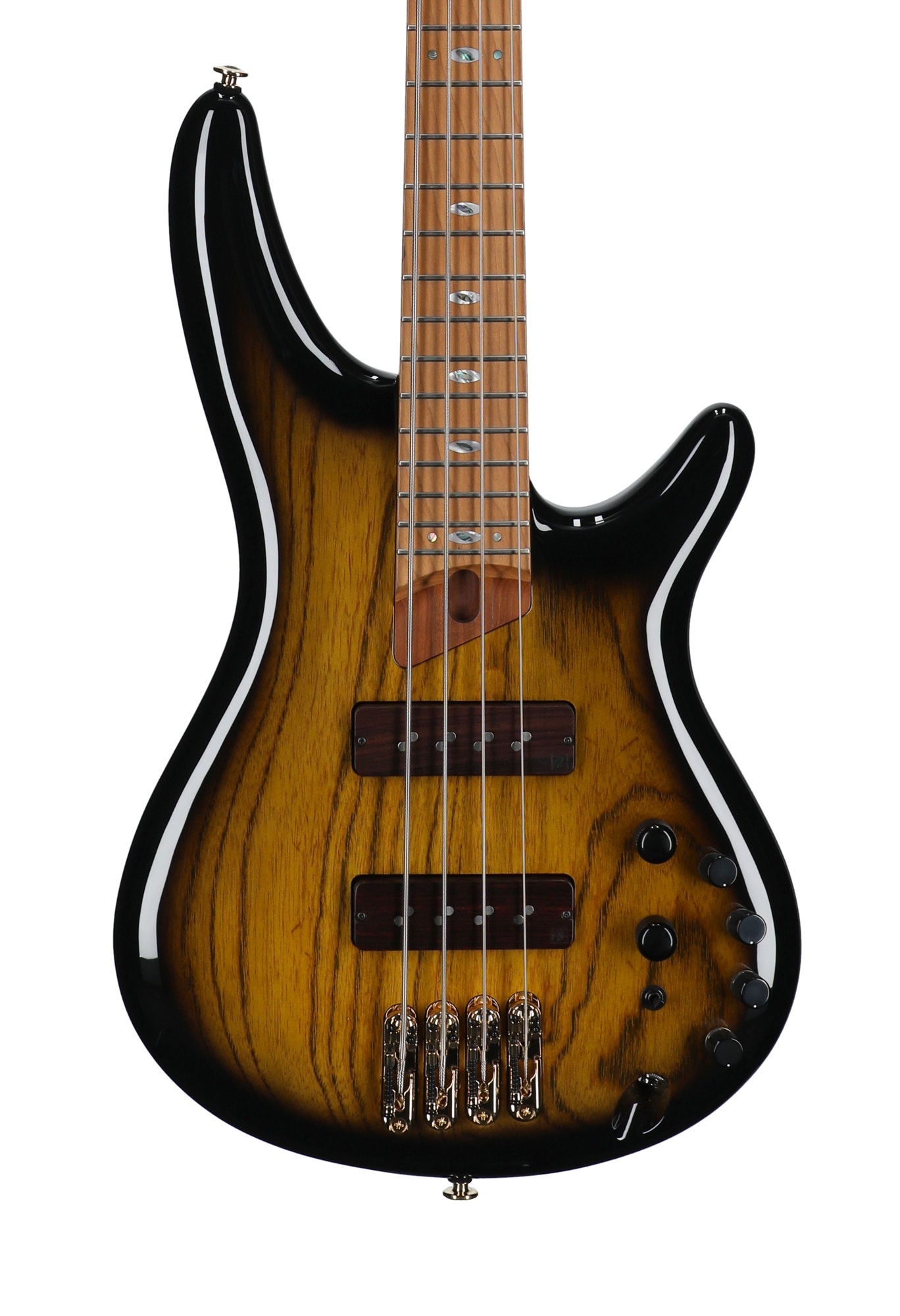 Ibanez Prestige SR4500 Bass Guitar with Case Desert Sunset Burst