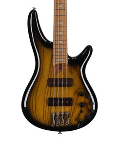 Ibanez Prestige SR4500 Bass Guitar with Case Desert Sunset Burst