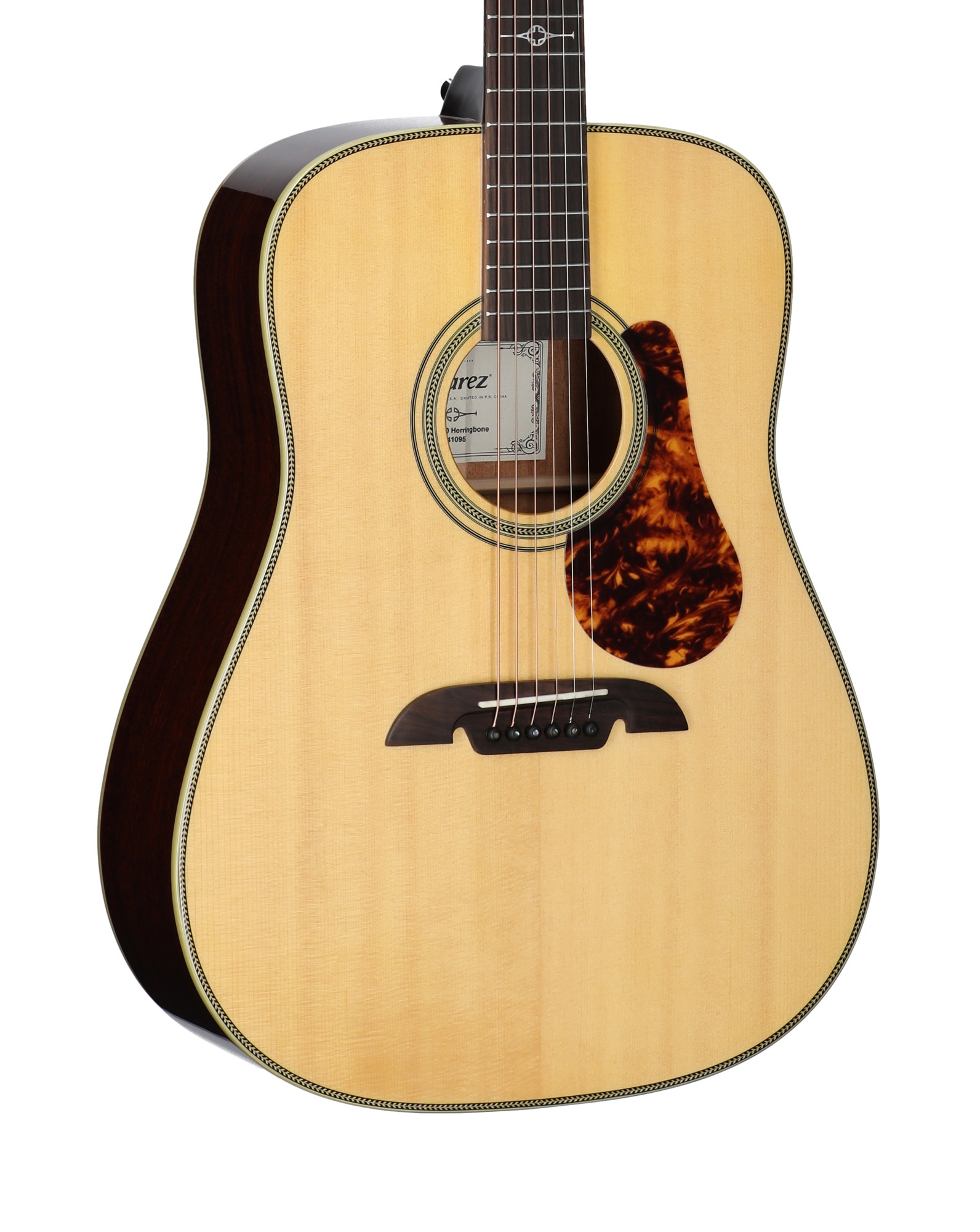 Alvarez MD60 Herringbone Masterworks Dreadnought with Gigbag 
