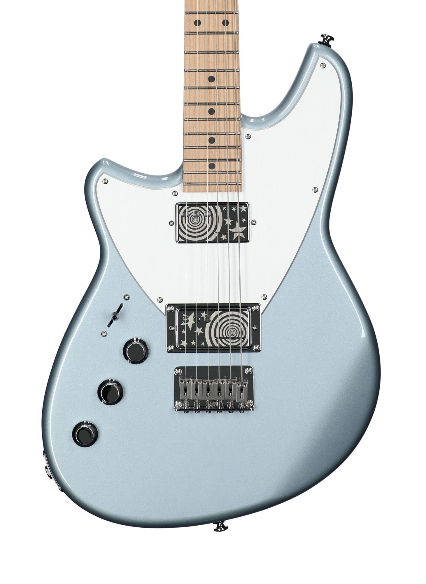 Reverend Billy Corgan Z-One Left Handed Guitar Silver Freeze