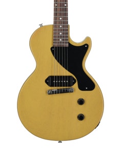 Gibson Les Paul Junior P-90 Guitar with Case, TV Yellow View 2