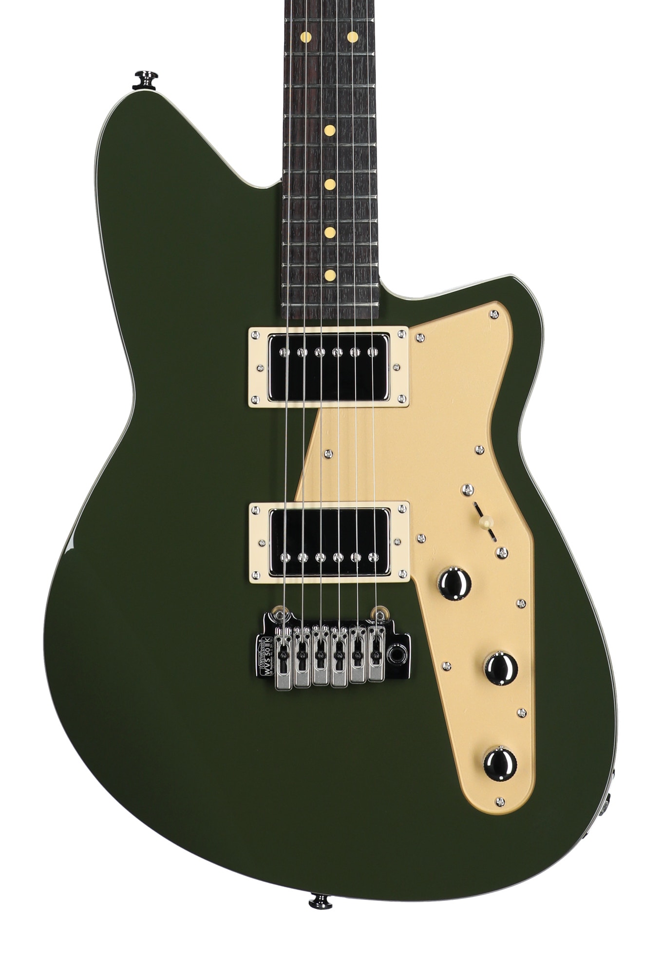 Reverend Jetstream HB Electric Guitar Army Green View 2