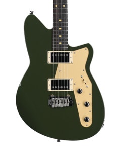 Reverend Jetstream HB Electric Guitar Army Green View 2