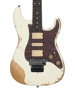 Charvel LE Super Stock SD1 HH FR Rosewood Aged White with Gig Bag