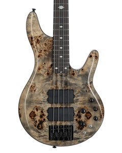 Michael Kelly Pinnacle 4 Bass Guitar Grey Burl View 2