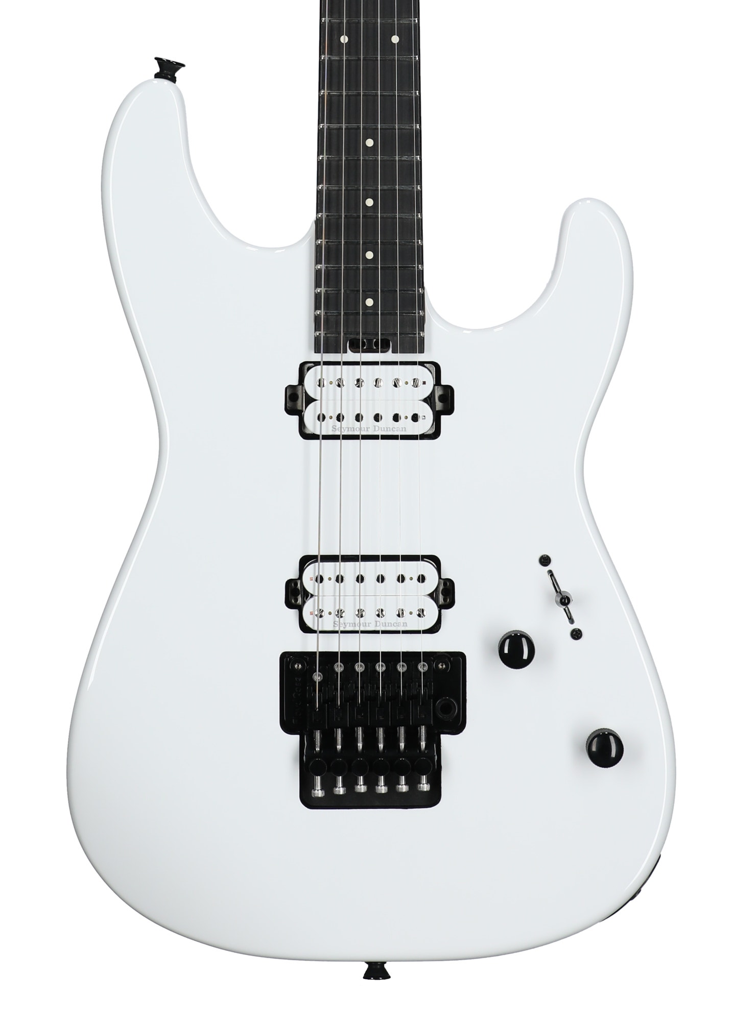 Charvel Pro-Mod Plus SD1 HH FR E Guitar Snow White with Bag View 2