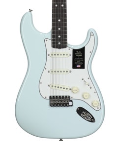 Fender American Vintage II 1965 Strat Rosewood Sonic Blue With Case View 2