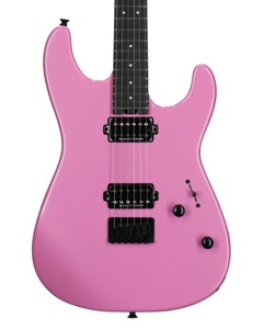 Charvel Pro-Mod Plus SD1 HH HT Guitar with Gig Bag Platinum Pink View 2