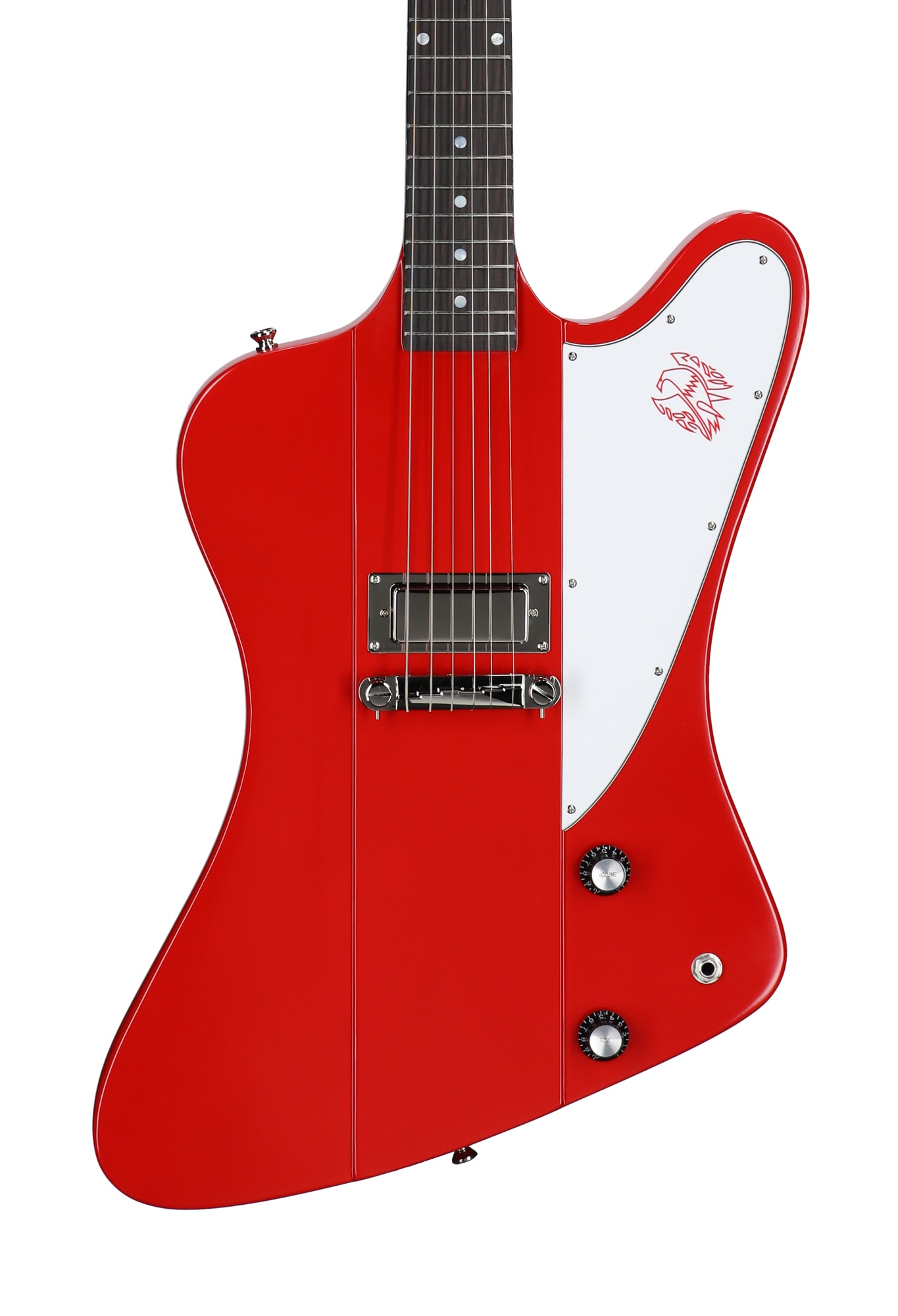 Epiphone Inspired by Gibson Custom 1963 Firebird I Reissue Guitar with Case Cardinal Red View 2