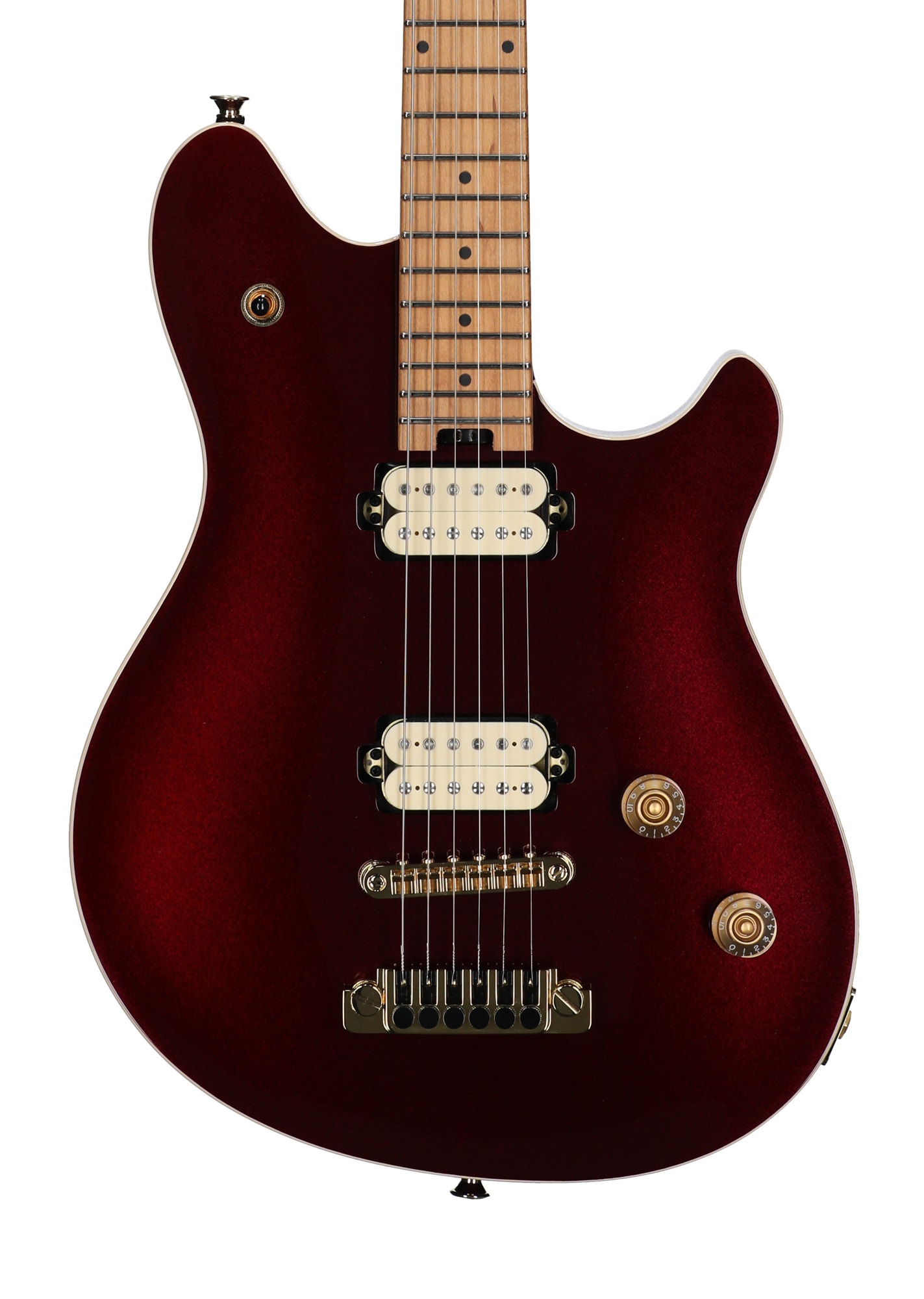 EVH Wolfgang Special T.O.M. Baked Maple Oxblood View 2