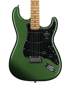 Fender Player II Modified Stratocaster Maple Guitar with Bag Harvest Green View 2