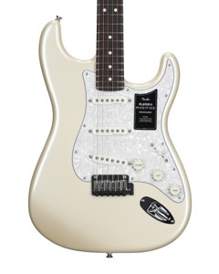 Fender Player II Modified Stratocaster Rosewood Guitar with Bag Olympic White View 2