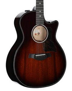 Taylor Builders Edition 524ce Kona Burst Acoustic Electric Guitar with Case View 2