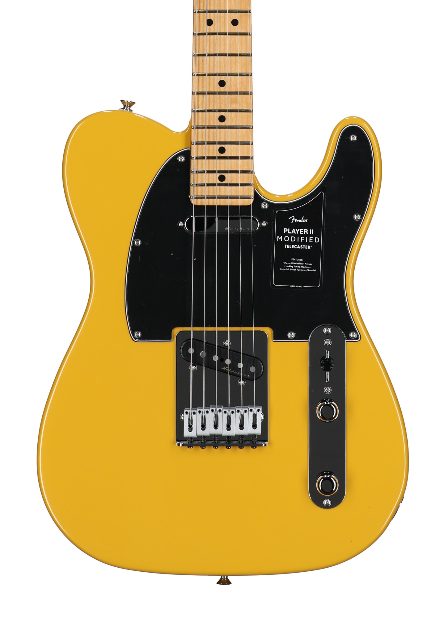 Fender Player II Modified Telecaster Maple Fingerboard Guitar with Bag Sunshine Yellow View 2