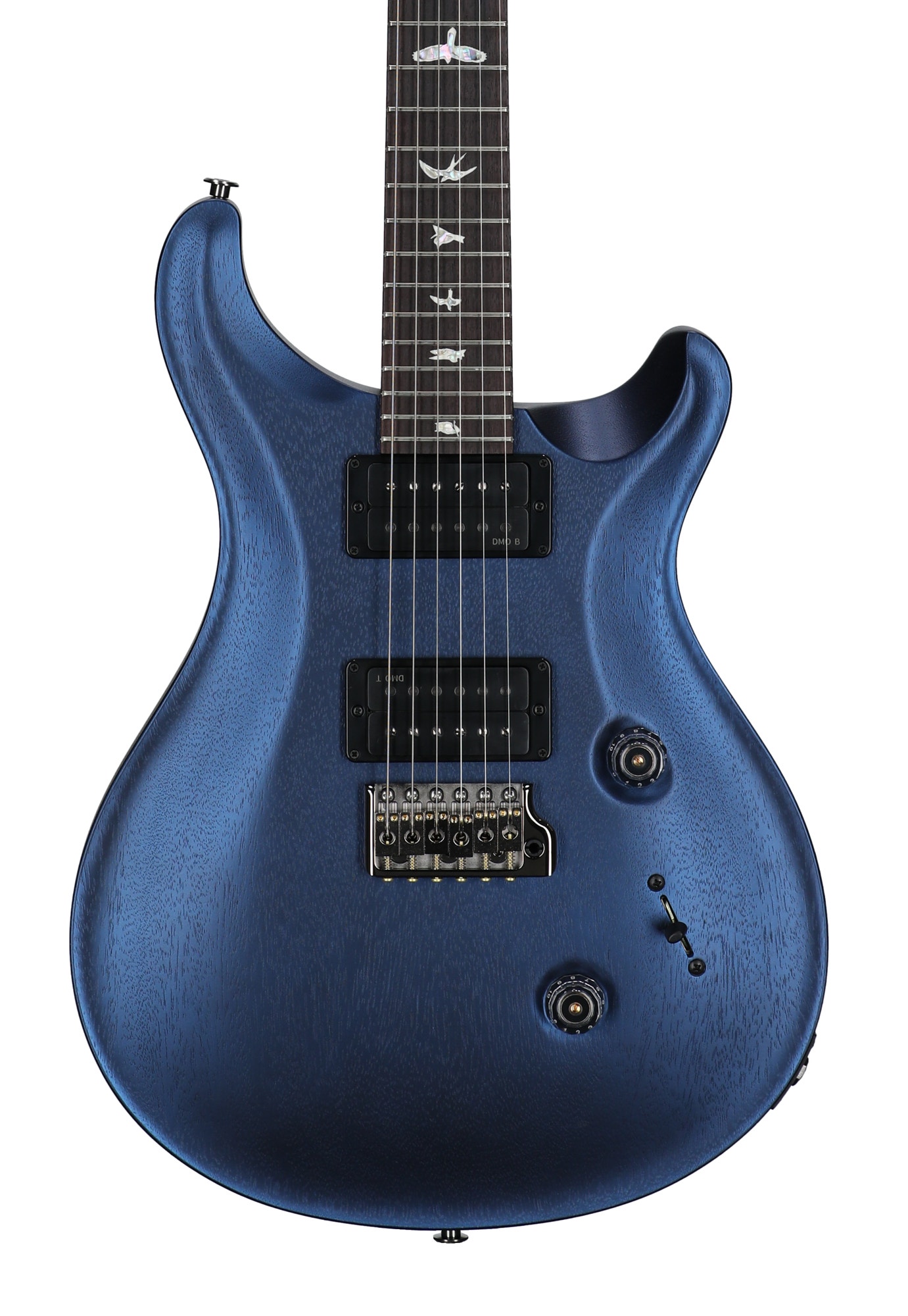PRS Standard 24 Satin Guitar Pearl Black with Case View 2