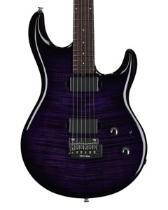 Ernie Ball Music Man Luke 4 HH Maple To Guitar with Mono Bag Grape