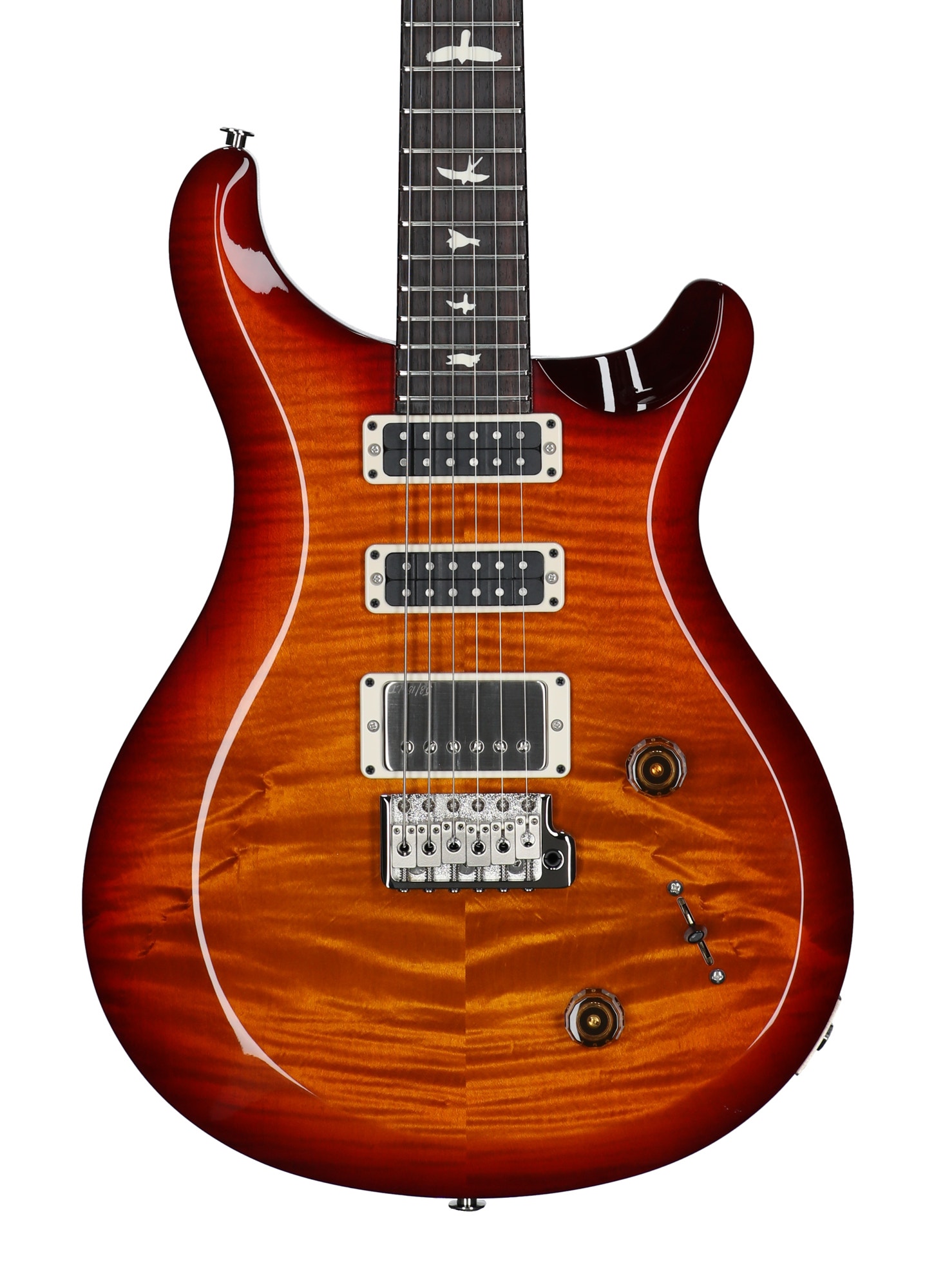 PRS S2 Studio Dark Cherry Sunburst with Gigbag View 2