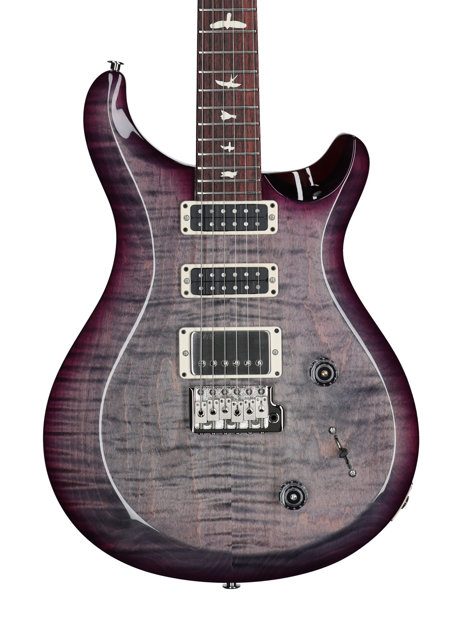 PRS S2 Studio Faded Gray Black Purple Burst View 2