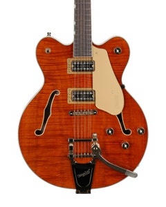 Gretsch LE Electro Broadkaster Flame Okoume Orange