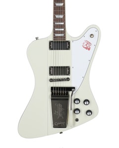 Epiphone Inspired by Gibson Custom 1963 Firebird V Guitar with Case Polaris White View 2