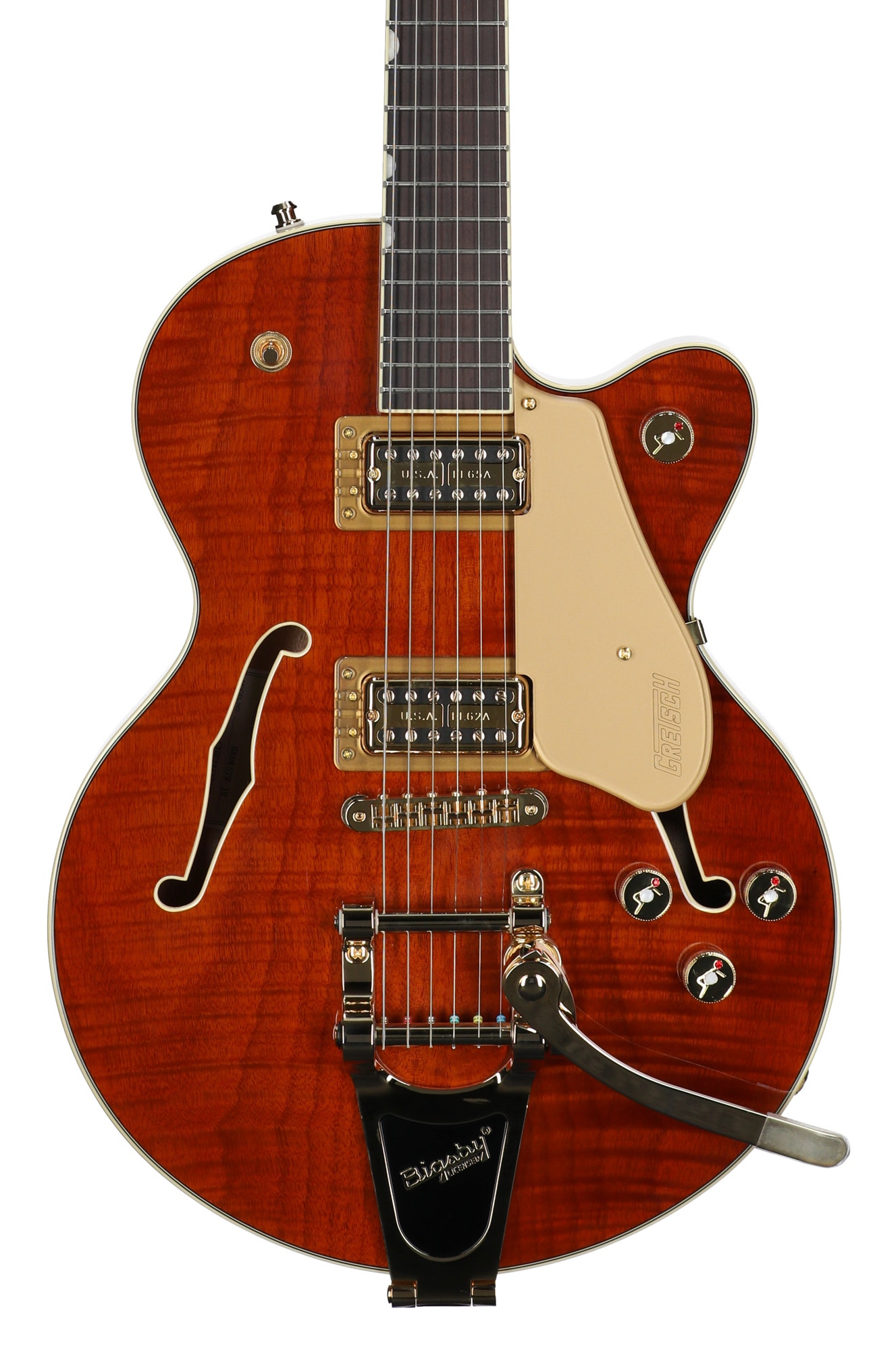 Gretsch LE Electro Broadkaster Jr Flame Okoume View 2