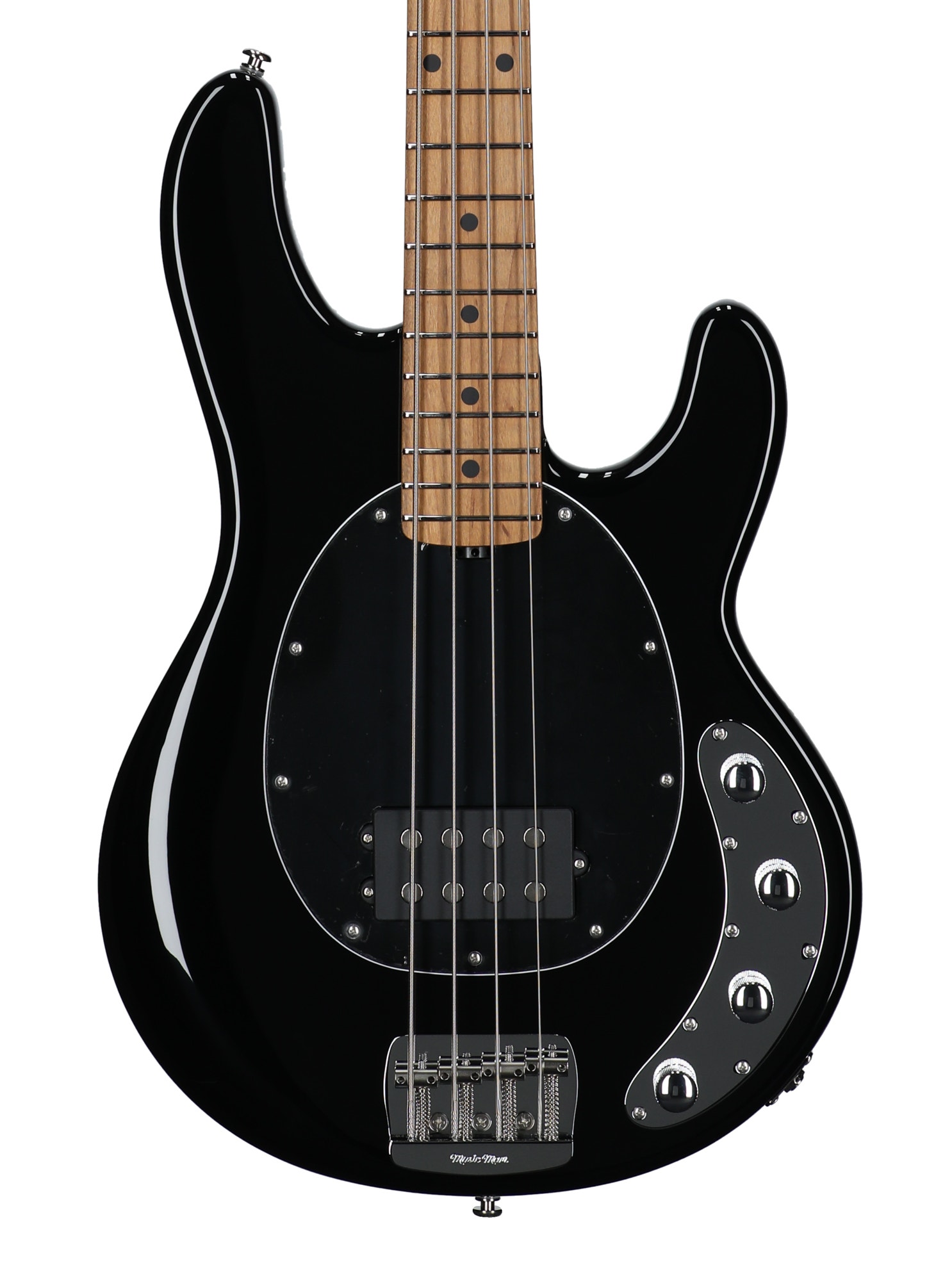 Ernie Ball Music Man StingRay Special Bass Guitar with Mono Case Black View 2