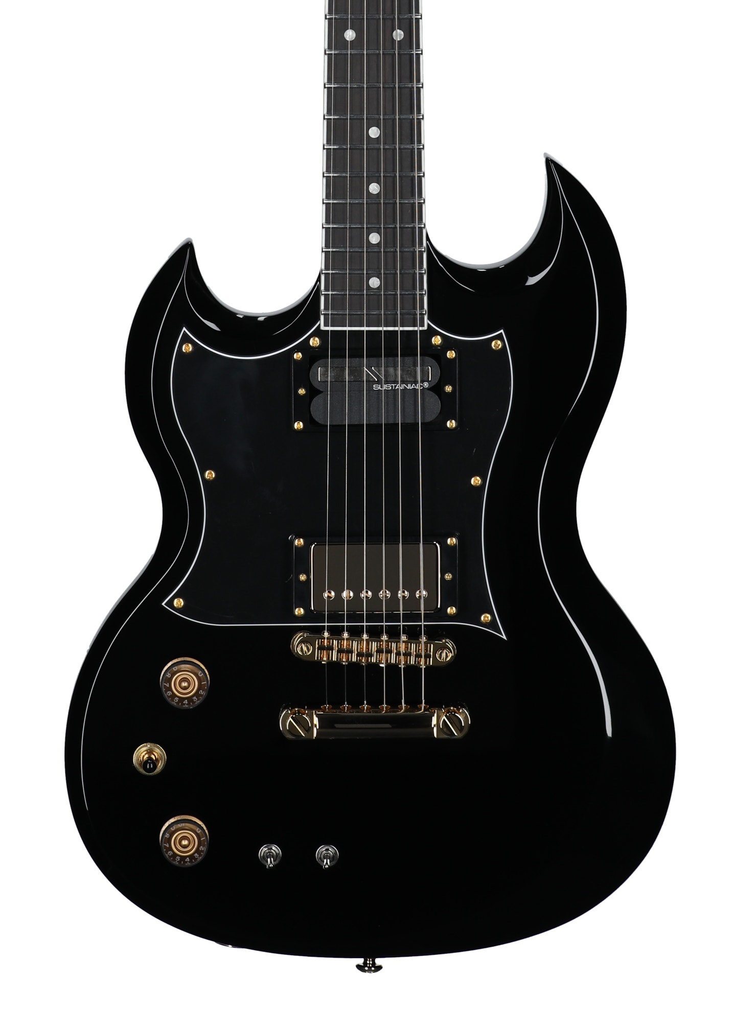 Schecter Zacky Vengeance H6LLYW66D Left Handed Electric Guitar Black