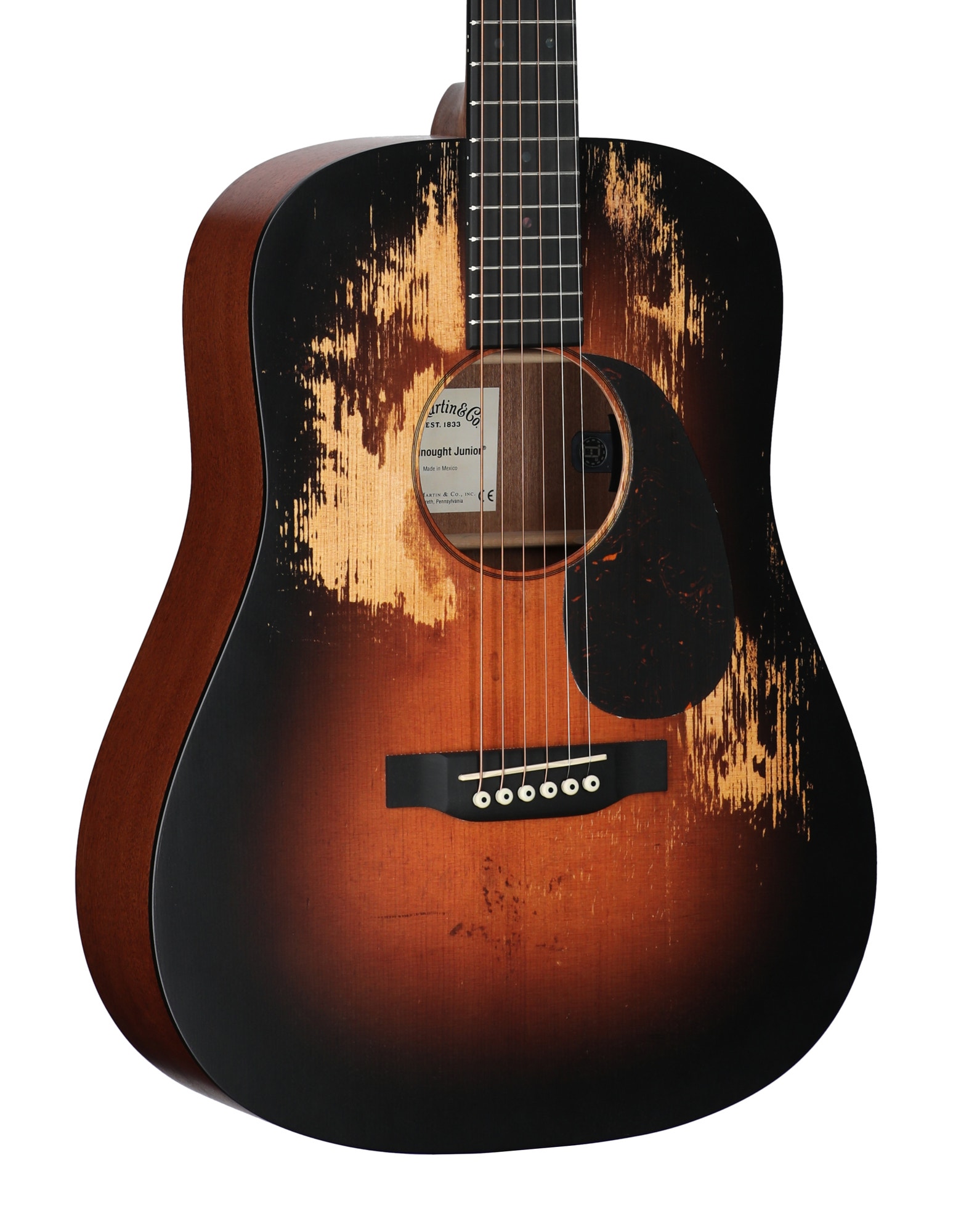 Martin D Junior E StreetLegend Burst Acoustic Electric Guitar with Soft Case