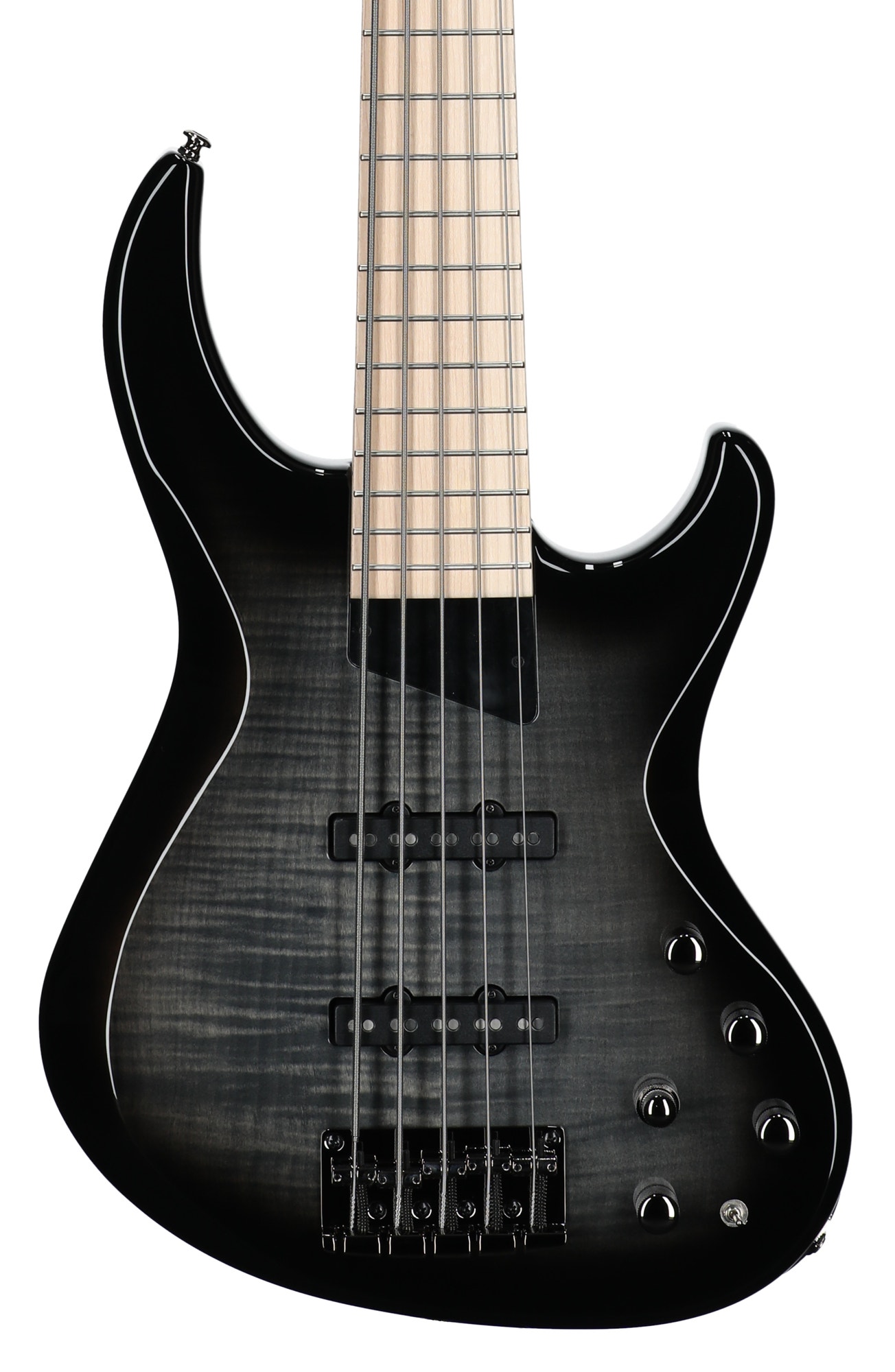 MTD Kingston Saratoga Deluxe 5-String Bass Guitar Trans Black Burst