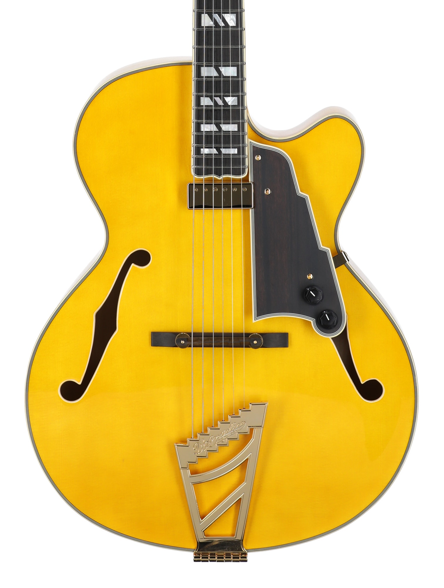 DAngelico Excel 16 Hollowbody Amber