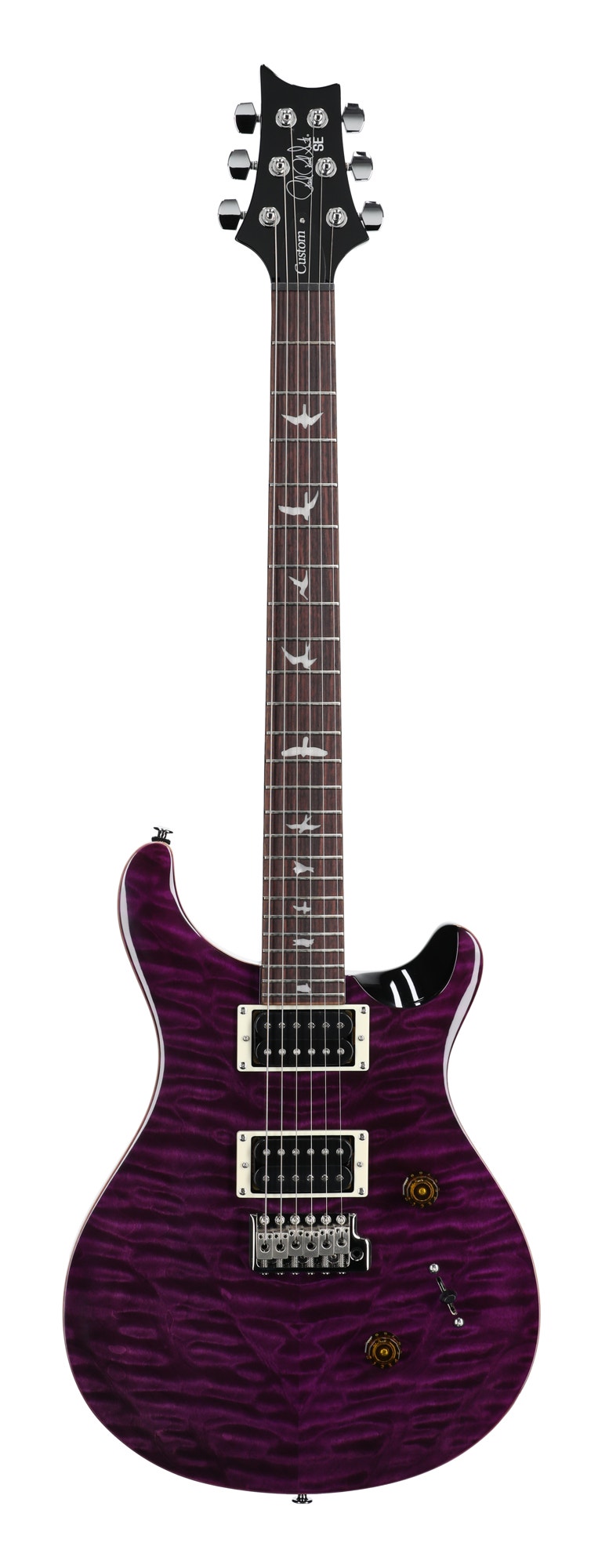 PRS SE Custom 24 エレキギター パープル 純正ギグバッグ付き PRS SE Custom 24 Quilt Guitar with Gig Bag