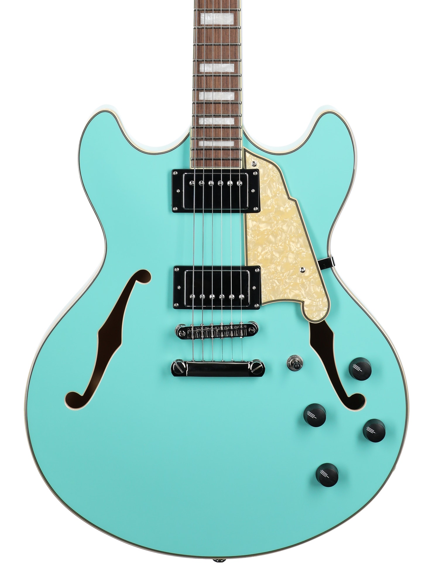 D'Angelico Premier DC Electric Guitar Surf Green