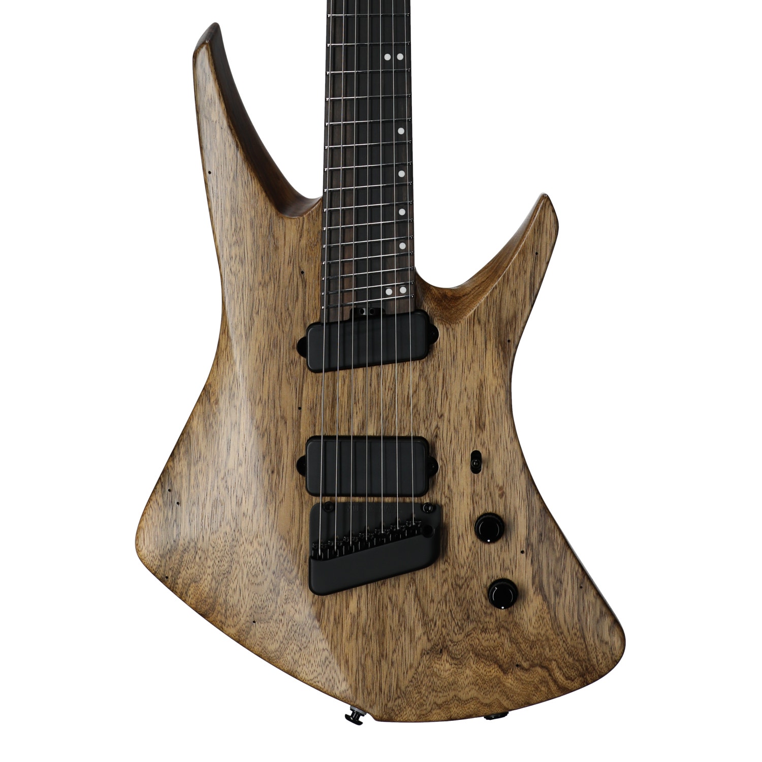 Ernie Ball Music Man Kaizen 7 Black Limba 7-String Guitar View 2