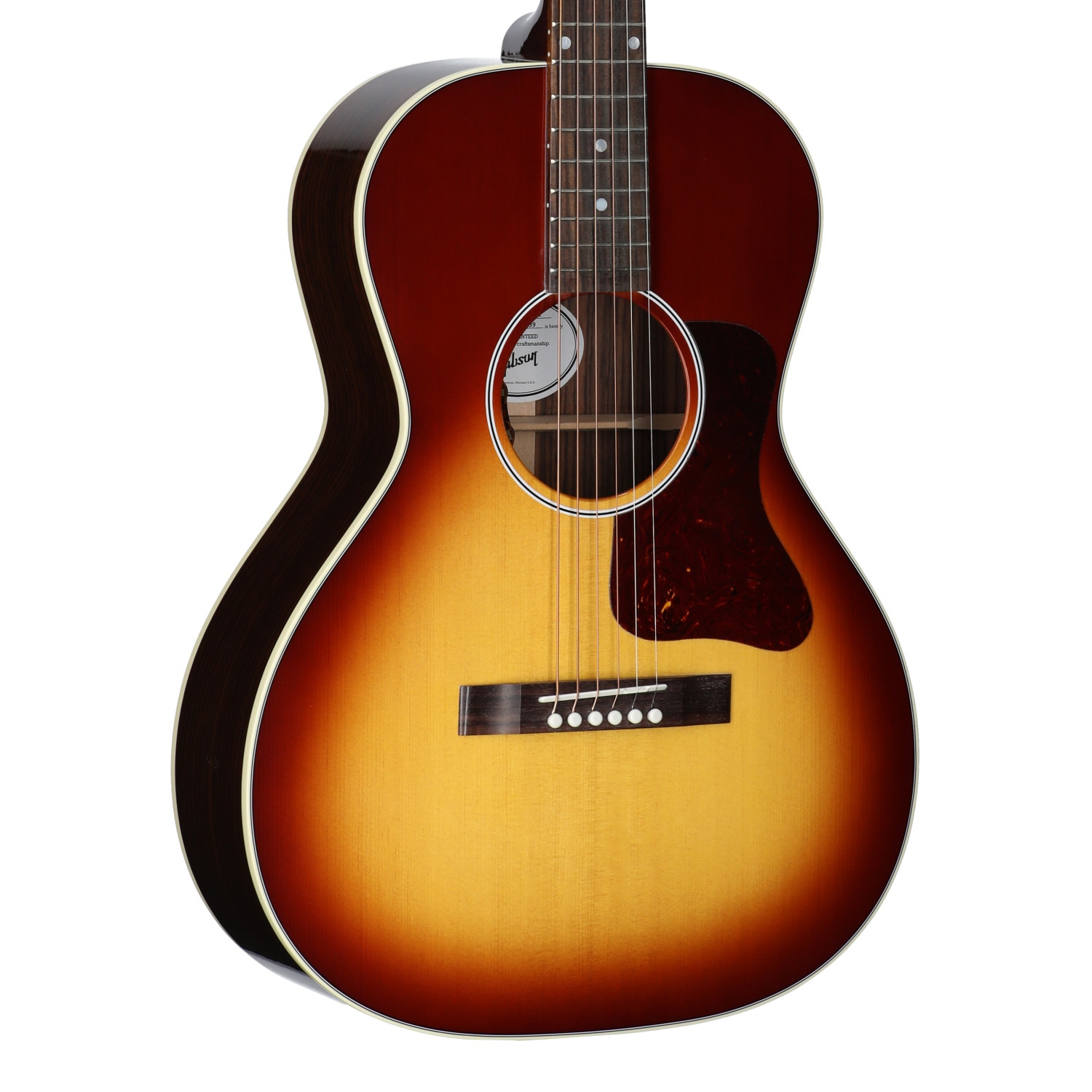 Gibson L-00 Rosewood 12 Fret Acoustic Electric Guitar, Rosewood Burst with Case
